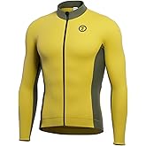INBIKE Mens Cycling Jersey Winter Thermal Windproof Bike Jersey Fleece Cycling Jacket with 3 Rear Pockets XX-Large