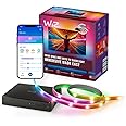 WiZ HDMI Sync Box with TV Backlight – Syncs Light to Your Movies, Games and Music - HDMI 2.0 – Supports 4K at 60Hz - RGBIC LED Strip for 55-65 Inch TVs - App/Voice Control, Works with Google and Alexa