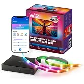 WiZ Connected HDMI Sync Box with TV Backlight - Sync to Movies, Games &amp; Music - HDMI 2.0 Supports 4K 60Hz -RGBIC LED Strip 55-65 Inch TVs - Requires External Video Source