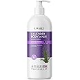 EDENIKA BOTANICALS Lavender Body Wash with Chamomile, Grapeseed & Almond Oil, 16 fl oz, Relaxing & Moisturizing Formula, Vegan, Sulfate-Free, Paraben-Free, for All Skin Types