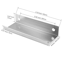 Cionyce 6 Pack Hidden Cabinet Pulls 3.15"/80mm
