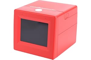 Asixxsix AI Voice Sticker Printer Box, Smart 2.4G WiFi Voice Control Thermal Sticker Maker with Display Mini Inkless Portable