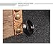 LOHOME Titanium Steel Comfort Fit Smooth Surface Superman Wedding Band Ring for Men