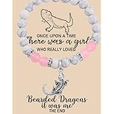 MAOFAED Bearded Dragon Gift Bearded Dragon Bracelet,Lizard Gift, Lizard Lover Gifts, Pet Lover Gifts, Pet Owner Present