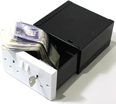 Caja fuerte, imitación de enchufe de pared: Amazon.es: Bricolaje y herramientas