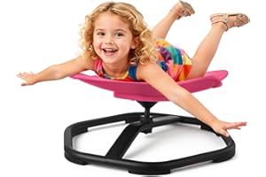 VEVOR Kids Swivel Chair, 220 lbs Capacity, Elephant Shape Sensory Spinning Chair, Autistic Kids Sensory Toy Seat with Non-Sli