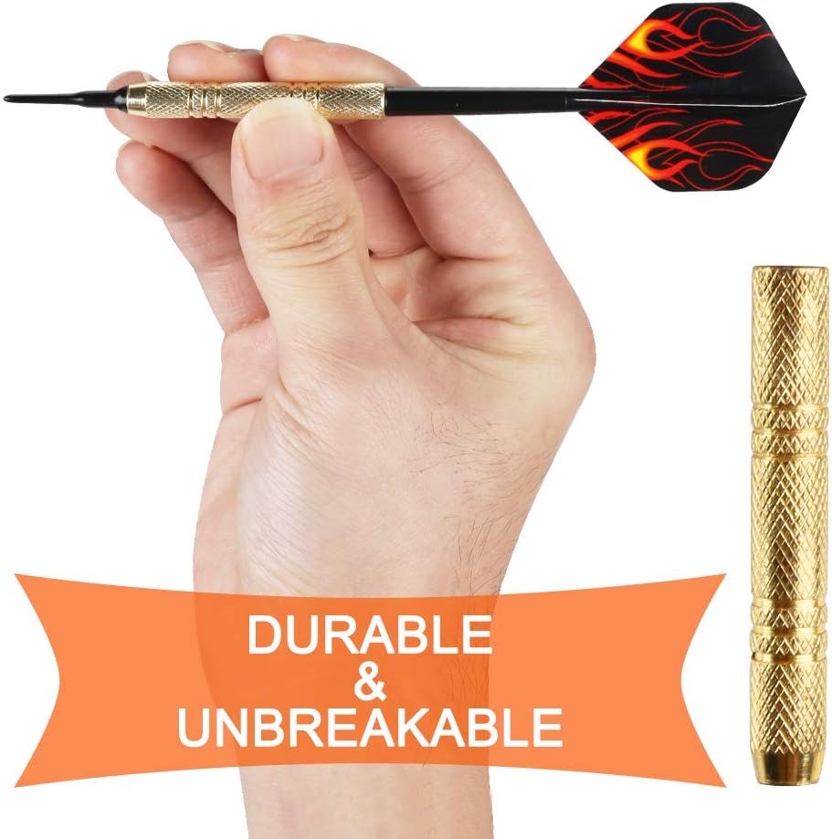 Accmor 12 Pcs Soft Tip Darts, 14g Plastic Tipped Dart, Attach Extra 36 Black 2BA Replacement Tips, Soft Tip Darts for Electronic/Plastic Dartboard. : Sports & Outdoors