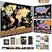 Scratch Off Map Ultimate Pack (World, USA, and Europe) | 3 Top-Quality Scratch-Off Maps with 5 Tools and 6 Ebooks | The Most Complete Travel Tracker Poster Set by Shiny Journey