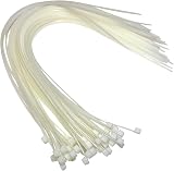 On1shelf Cable Ties 450mm x 4.8mm 50 Pack Extra Long Nylon Zip Ties