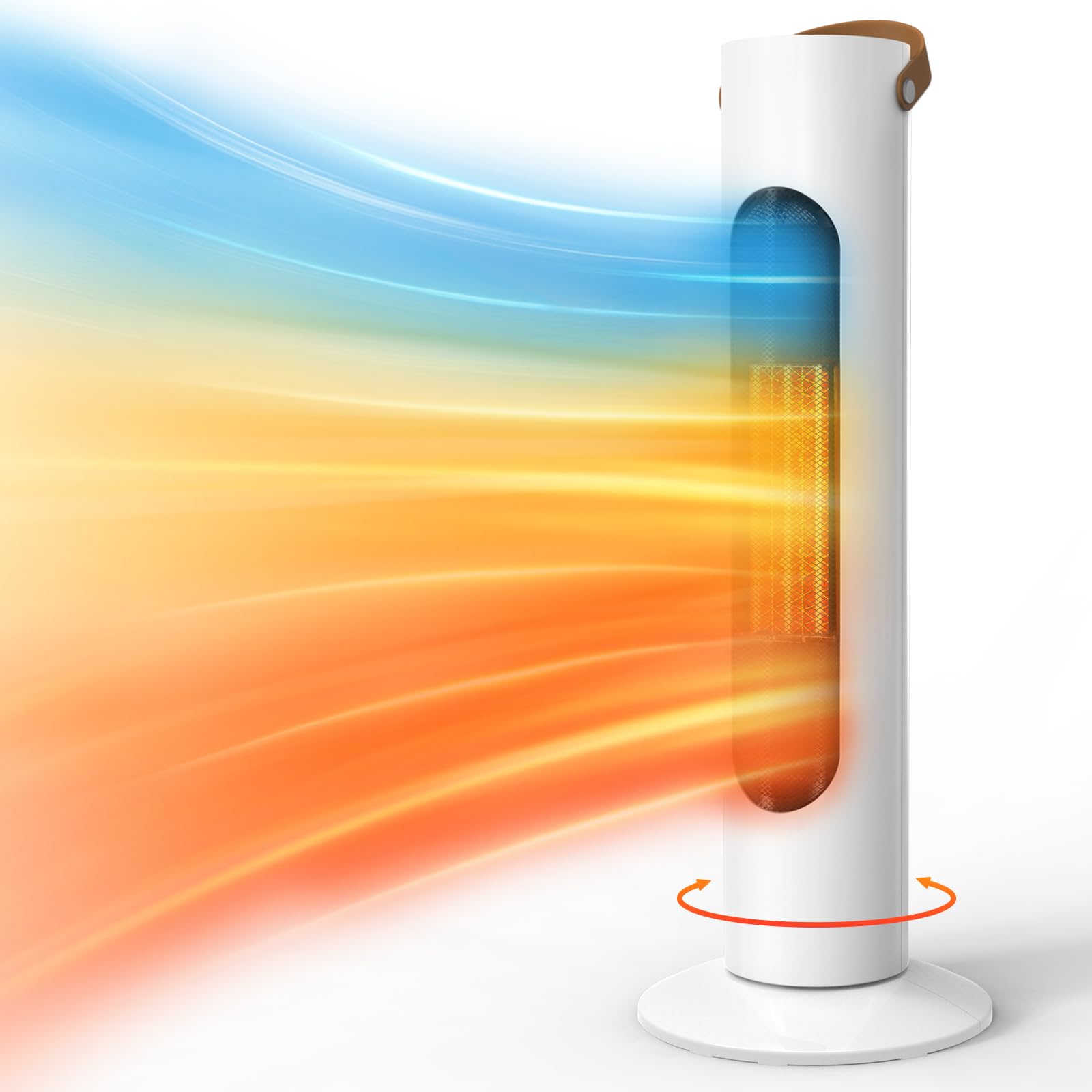 Photo 1 of 
***Open to show****
***Factory seal***

25" Electric Space Heaters For Indoor Use, 2-IN-1 Tower Heater And Fan Combo, 70°Oscillating, 2S Instant Heating, 1500W, 3 Heating & Fan Modes,Electric Portable Heater For BedroomOfficeHome, SnowWhite