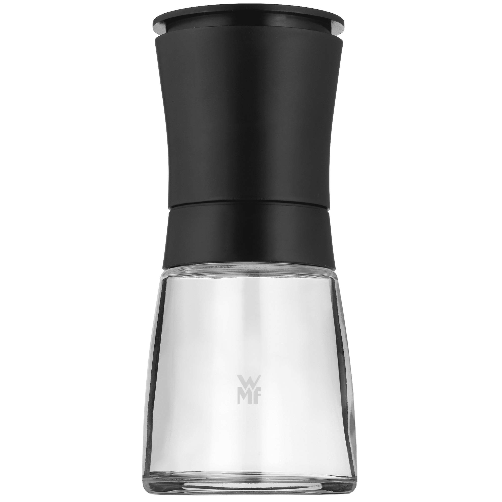 WMF 14 cm Spice Mill with No Contents, Black Trend, Transparent