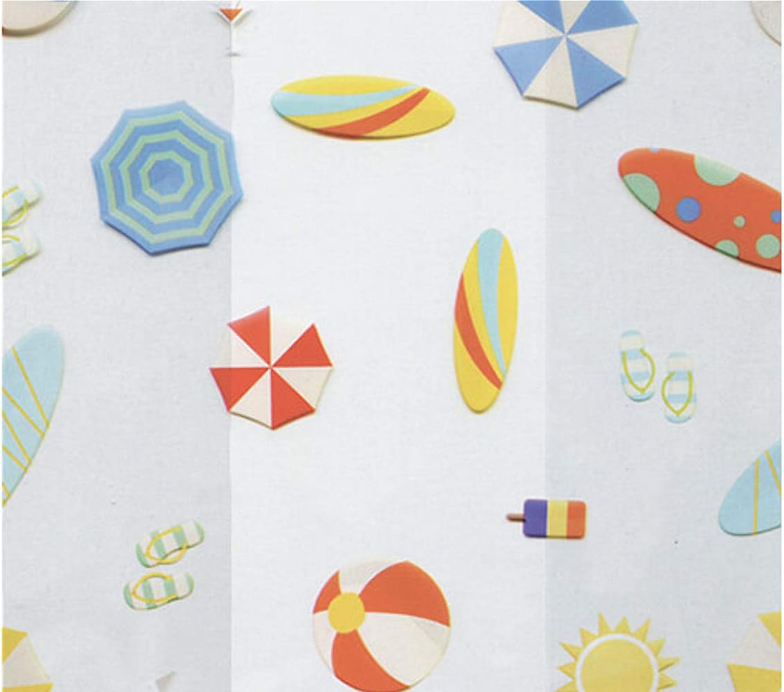 Beach Party Cello Treat Bags - 7.5 x 3.5 x 2in. (20)