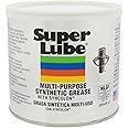 Super Lube 41160 Synthetic Grease (NLGI 2), 14.1 oz Canister, Translucent White