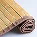 iDesign Formbu Bamboo Floor Mat Non-Skid, Water-Resistant Runner Rug for Bathroom, Kitchen, Entryway, Hallway, Office, Mudroom, Vanity, 34