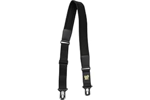 Ernie Ball Neoprene Polylock Comfort Guitar Strap, Black, Regular (P04145)