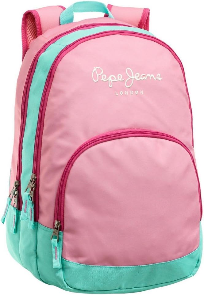 Pepe Jeans School Backpack, 42 cm, Pink 6252451 Amazon.co.uk Luggage