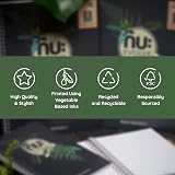 nu: Evolve A4 Recycled Stitched Notebook 80 Pages Black view 4