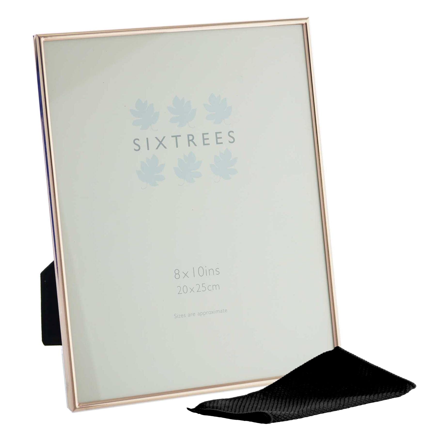 Sixtrees 2-405-80 Winchester Copper 10x8 inch Photo Frame. Complete with microfibre polishing cloth.