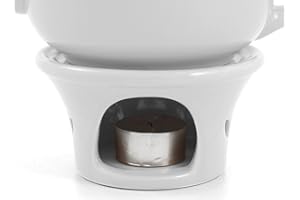 Metropolitan Tea White Ceramic Teapot Warmer