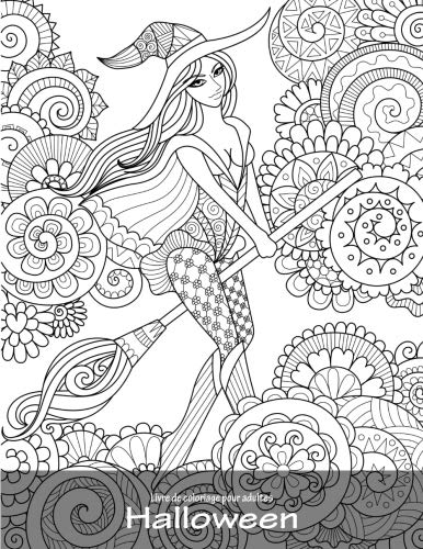 Livre de coloriage pour adultes Halloween 1 (Volume 1) (French Edition) by Nick Snels