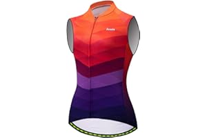 Aogda Cycling Jerseys Women Bike Shirts Team Biking Sleeveless Tops Bicycle Vests Clothing