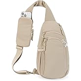 Sling Bag Nylon Crossbody Bags for Women with Anti-theft RFID Blocking Pocket Cross Body Purse Adjustable Shoulder Strap