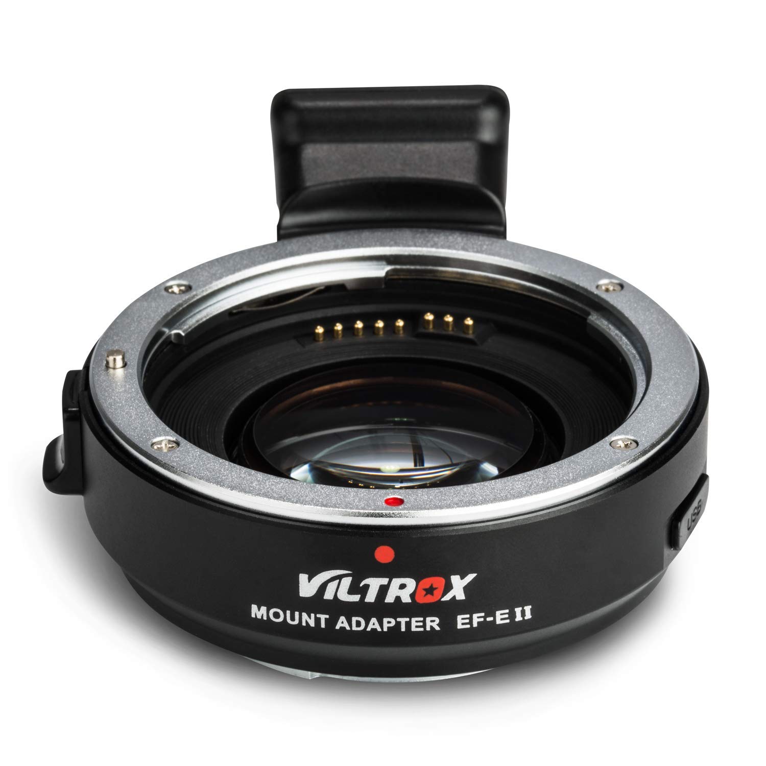VILTROX EF-E II Auto Focus Lens Mount Adapter 0.71x Focal Reducer Speed Booster with CDAF/PDAF Switch for Canon EF Lens to Sony E-Mount Camera A9 A7RIII A7RII A7III A6500 A6300 A6400 A7SII A7R