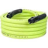 Flexzilla Pro Water Hose with Reusable Fittings, 5/8 in. x 50 ft., Heavy Duty, Lightweight, Drinking Water Safe, ZillaGreen -