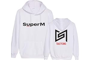 THYOEUN Kpop SuperM Hoodie Mark Lucas Taemin Baekhyun Kai Ten Taeyong Sweater Jacket