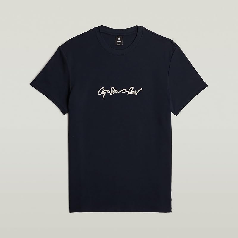 T-shirt masculina G-Script R T, azul (Saudação D25150-c812-c742), M