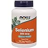 NOW Foods Selenium 200 mcg VCaps, 180 ct