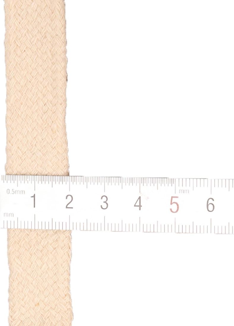 AoDao Natural Twisted Cotton Rope Strand Artisan Cord 20 mm Width | Order by the Foot & Diameter |