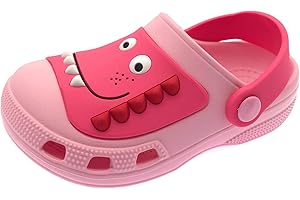 ChayChax Kid's Garden Clogs Cute Slides Sandals Toddlers Beach Pool Shower Shoes with Non-Slip Sole