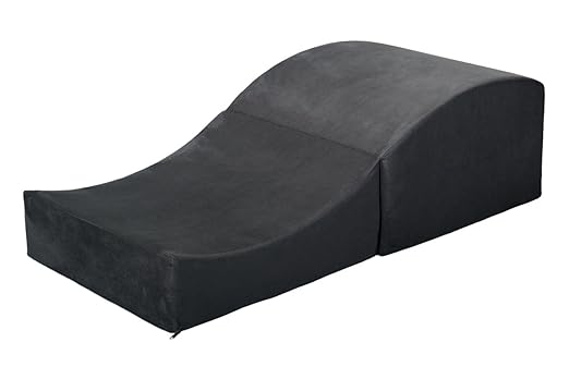 Liebescouch Erotikcouch Sexliege Erotiksofa Sexmöbel Liebesmöbel Erotikmöbel (Farbe: grau)