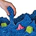 NATIONAL GEOGRAPHIC Play Sand - 12 LBS of Sand with Castle Molds (Blue) - A Kinetic Sensory Activity