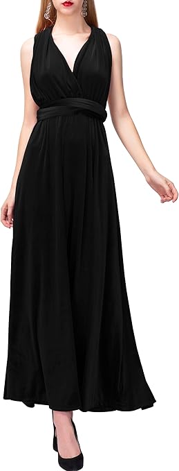 velvet infinity dress