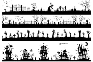 Underglaze Transfers, Ceramic Decals - Haunted House | Sanbao Studio (19 x 13 inch)