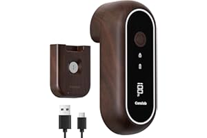 Canslab Turbo Rechargeable Can Opener - Professional Grade Blade, Auto-Stop, LED Battery Life Display, Wall-mountable, Side C