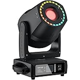Betopper BSW200 200w Spot Beam Wash Hybrid Moving Head Light with 2.5&times; Zoom | 200W,Ultra-Compact,2.5&times; Zoom,Spot Beam Wash,Quiet&amp;Efficient Cooling System, 7 Colors 7 Fixed &amp; Rotating GOBO,Tri-Facet Prism