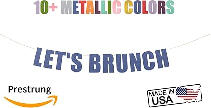 Amazon Com Let S Brunch Banner Wedding Engagement Bridal