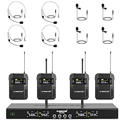 Phenyx Pro Wireless Microphone System, 4-Channel