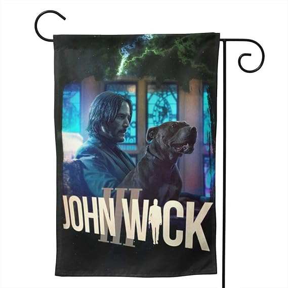 Amazoncom Ymahoqcveh 2019 Movie John Wick 3 Flags Vertical