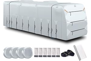 SELIMON 300D Top Class A RV Cover with Waterproof PU Coating Rip-Resistent & Anti-UV Winter Camper Cover Fits 40' to 43' Motorhome