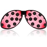 PACKOVE Ladybug Wings Foldable Ladybug Costume Wing Insect Wings Ladybugs Costume Prop for Halloween Cosplay Performances, Rope Random Color