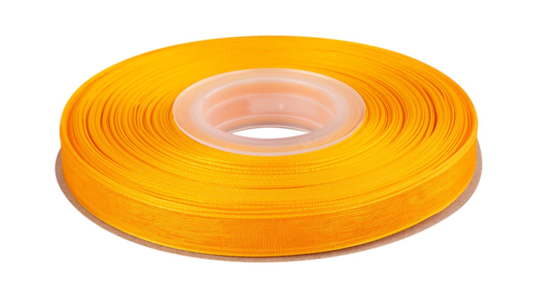 Ribbonitlux 9mm Sheer Organza Ribbon, Old Gold Shimmer Chiffon Ribbon 45M-Roll, Ideal for Wedding Events Christmas Decaration Making Floral Bouquets DIY Crafts