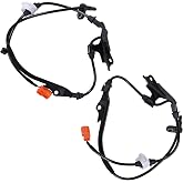 ABS Wheel Speed Sensor Front Left Right Replace 57455-SDC-013 57450-SDC-013 | Compatible with 2004-2008 Acura TSX 2003-2007 Honda Accord Driver &amp; Passenger Side ABS Sensors