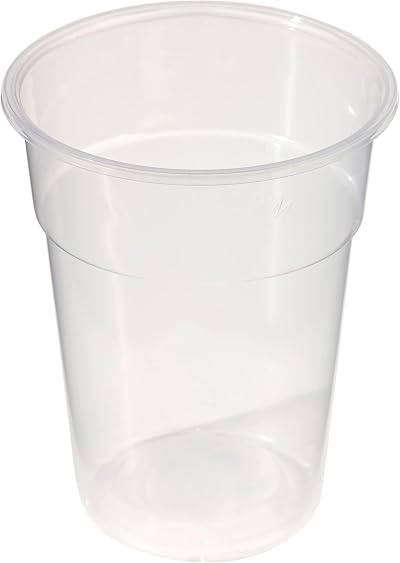 Caterpack 50 Pack Clear Plastic Tumblers 1 Pint Disposable Recyclable