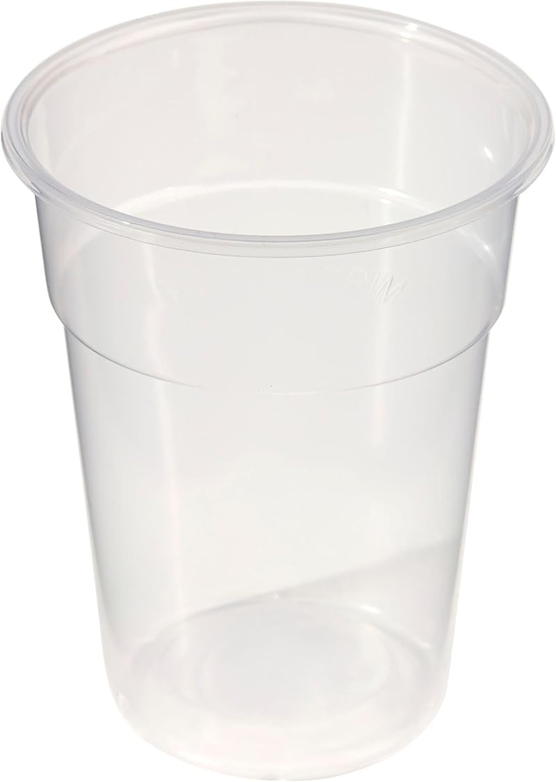Caterpack 50 Pack Clear Plastic Tumblers 1 Pint Disposable Recyclable