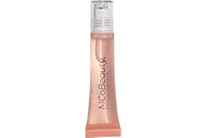 MCoBeauty 2-in-1 Glow & Treat Lip Oil, Peach, Hydrating Tint for Luscious Lips, Vegan, Cruelty Free Cosmetics