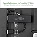UGREEN USB Power Cable 2 Pack Right Angled Micro USB Charging for TV Stick, Chromecast, Roku Streaming Stick, USB TV PC devices, 90 Degree Charge Cord for Power Bank, Smartphone 6 Inches